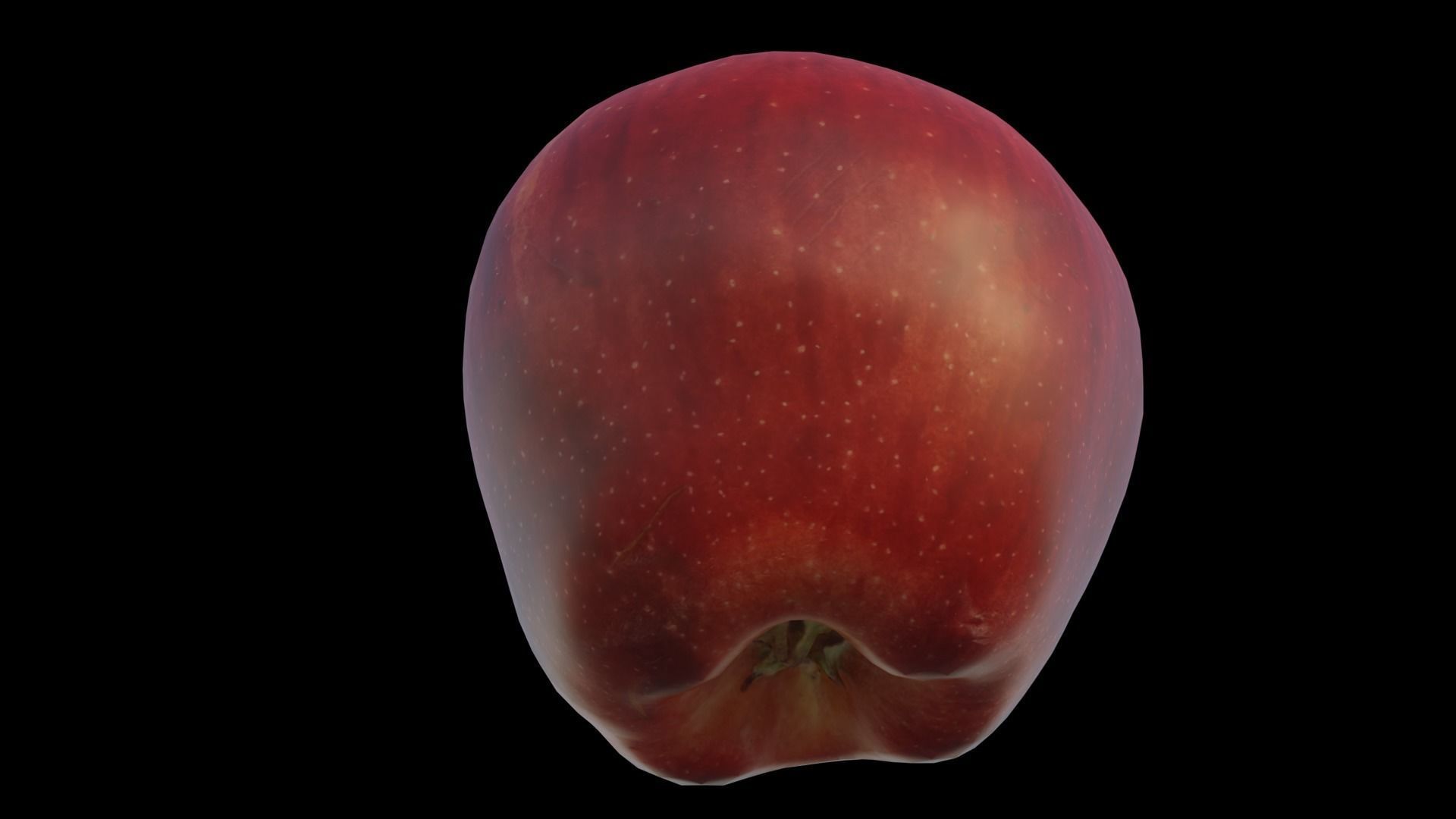 Apple Low-poly 3D model_11