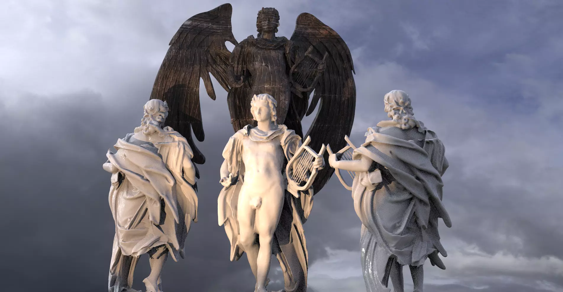 Apollo Sun God 2 designs  3D model_0