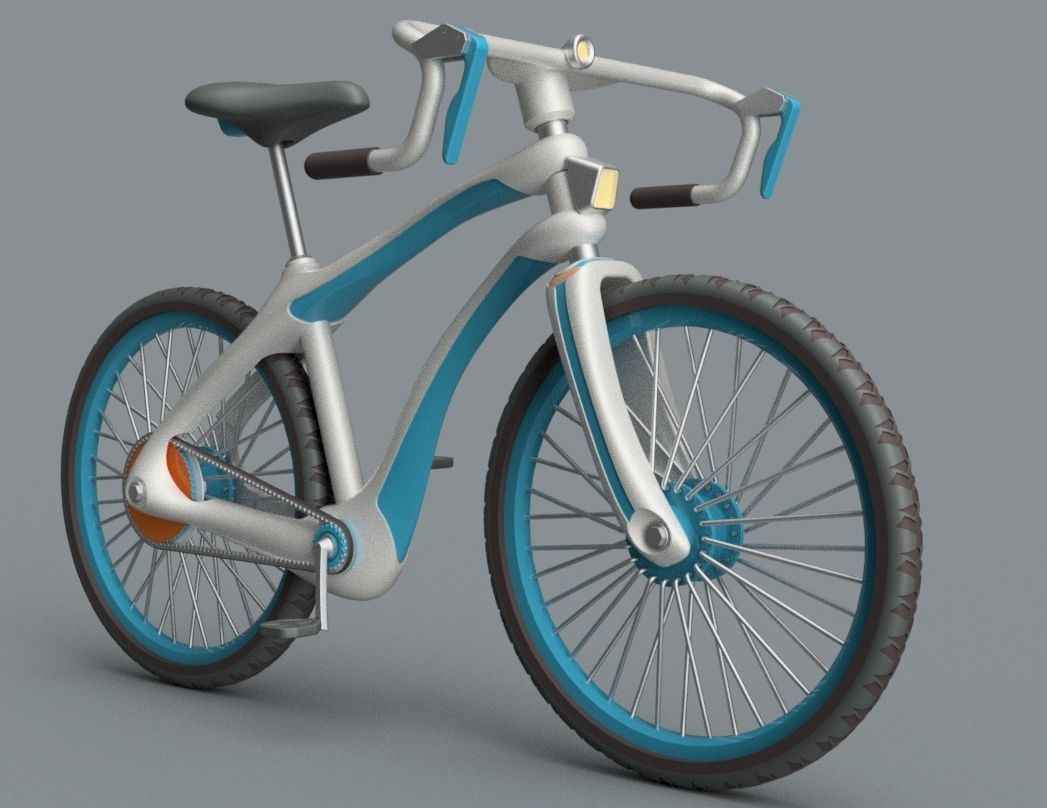 Sport Bike 3D model_1