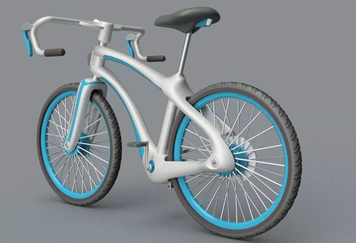 Sport Bike 3D model_0