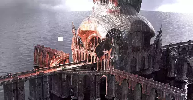 Angelic Cathedral Domed City 2 