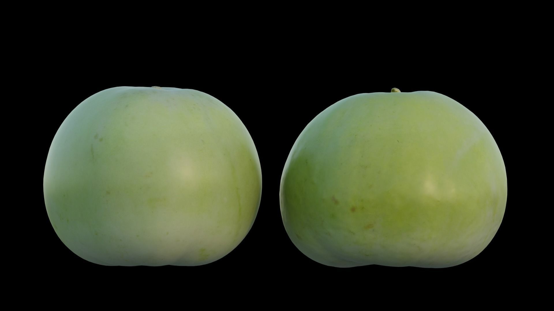 Pear shaped pyrifrom melon 3D model_3