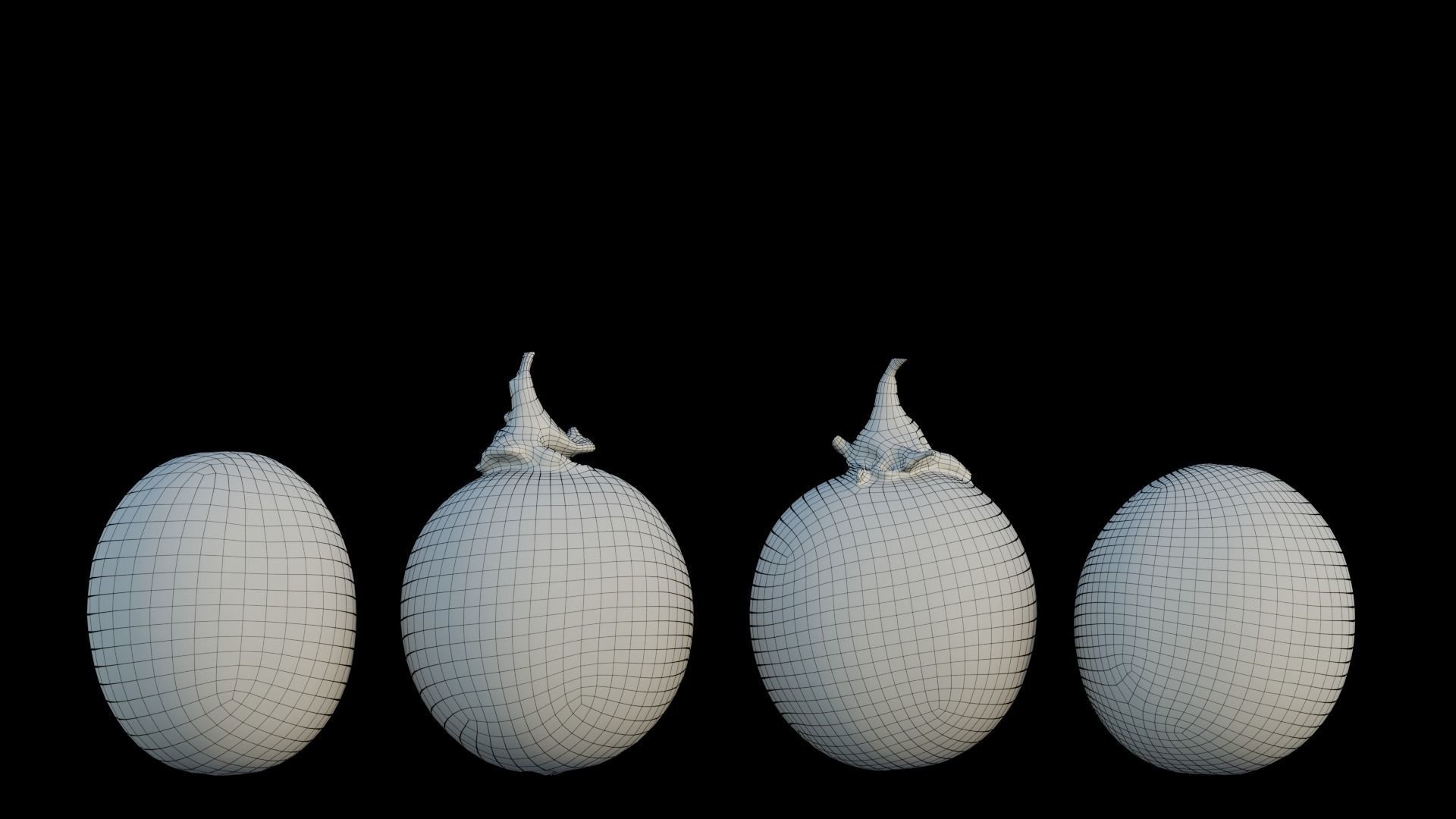 passion fruit 3D model_5