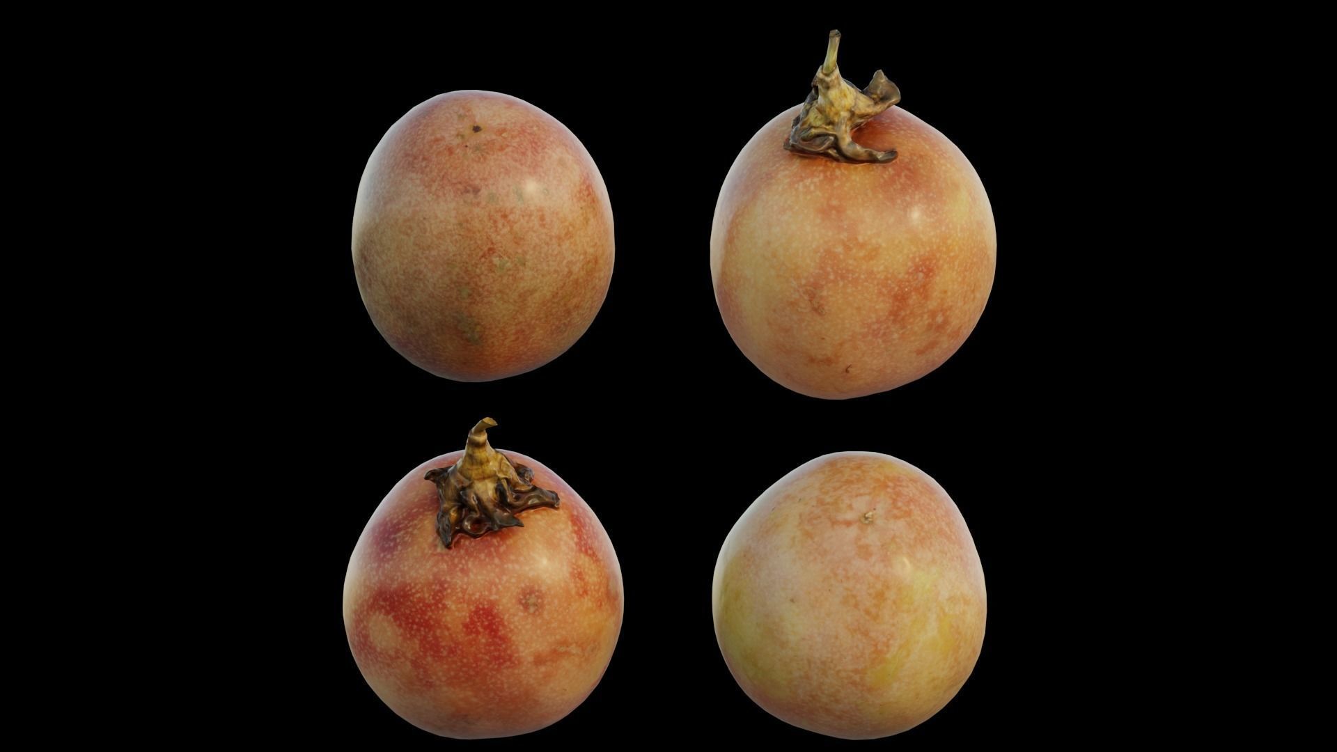 passion fruit 3D model_9