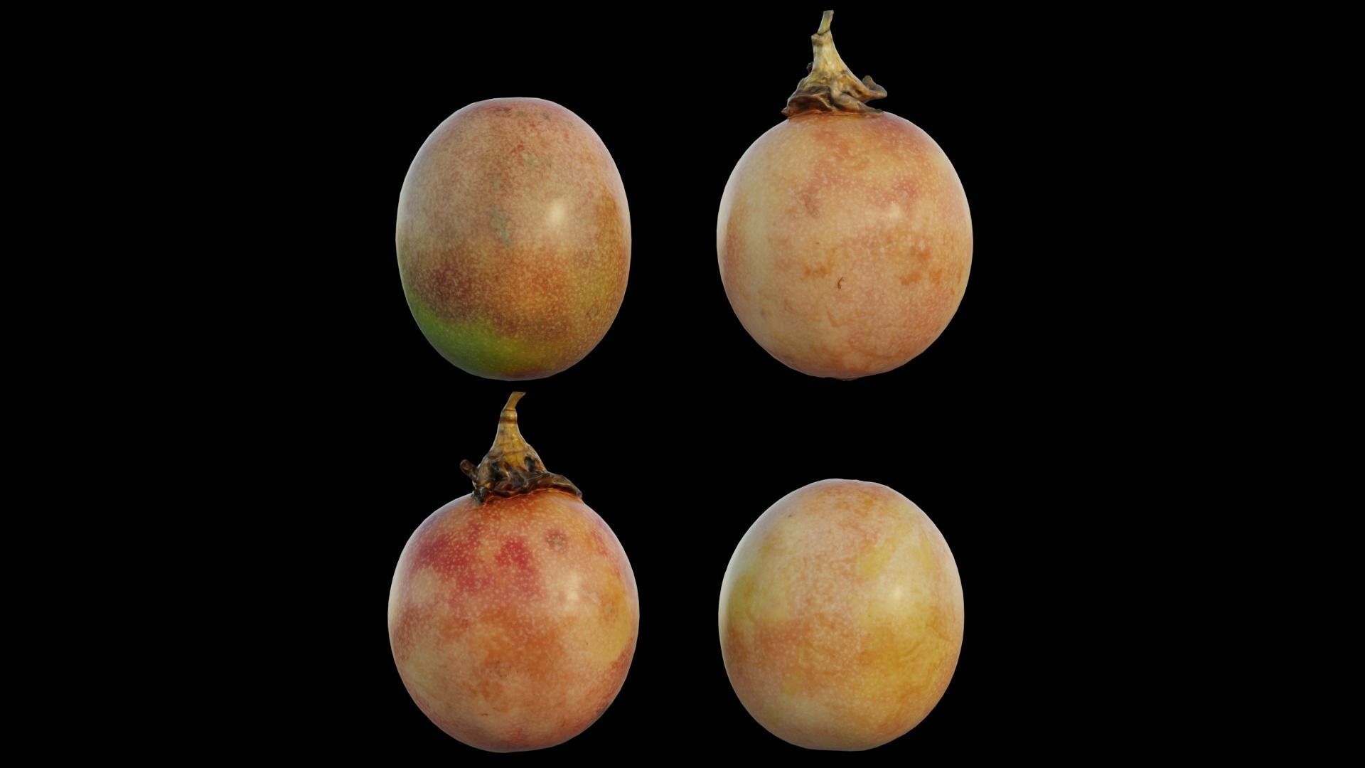passion fruit 3D model_6