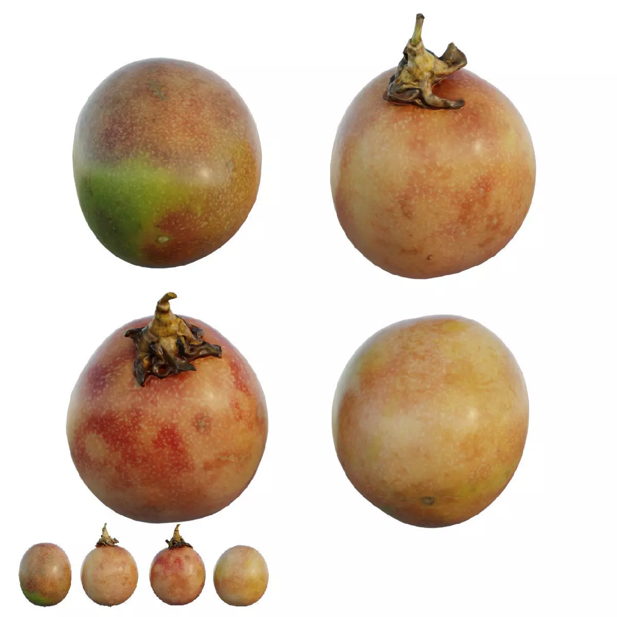 passion fruit 3D model_0