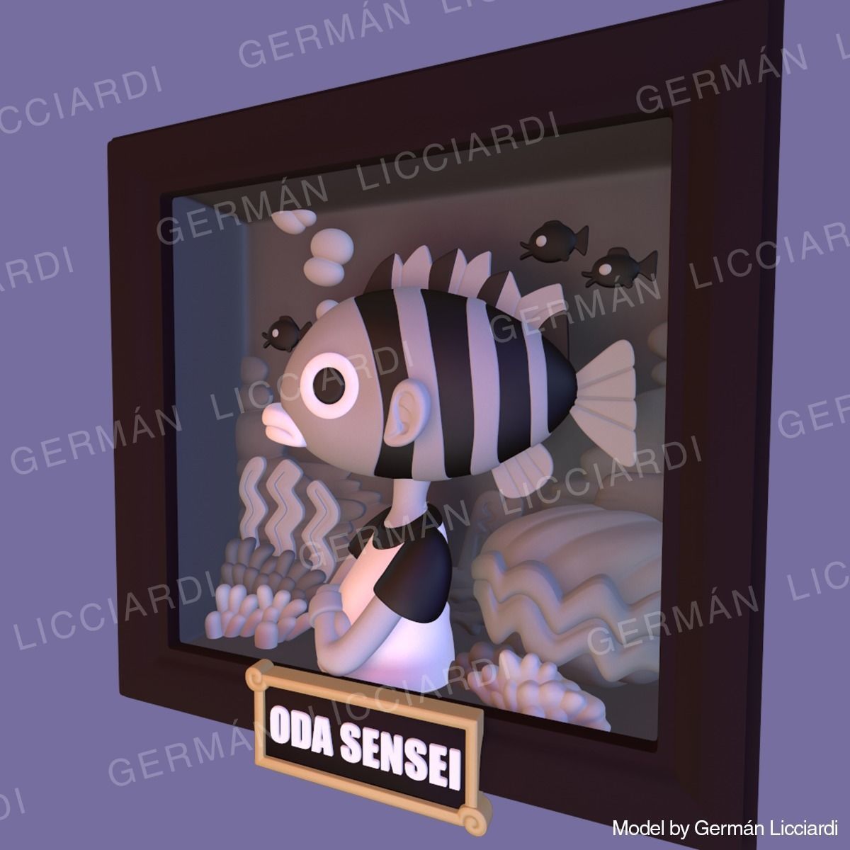 Eiichiro Oda -avatar- ONE PIECE 3D print model_3