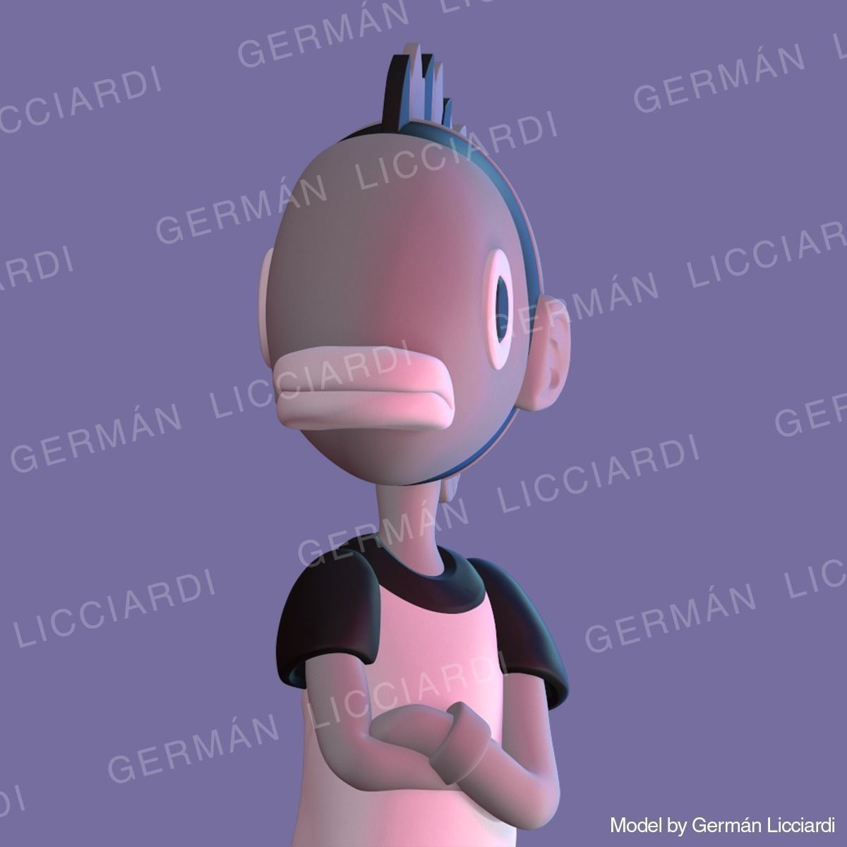 Eiichiro Oda -avatar- ONE PIECE 3D print model_6