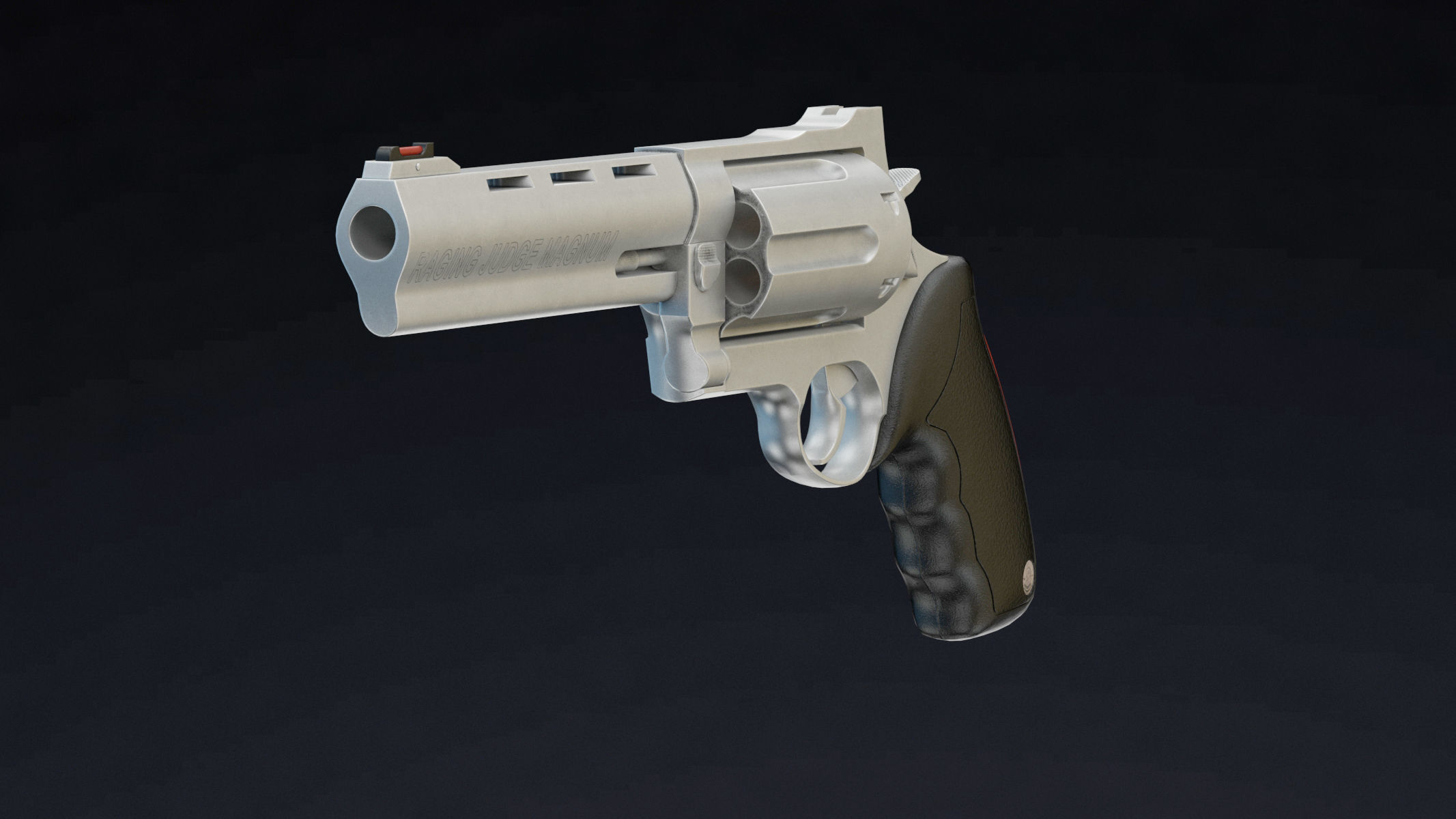 Taurus Judge Low Poly Low-poly 3D model_3