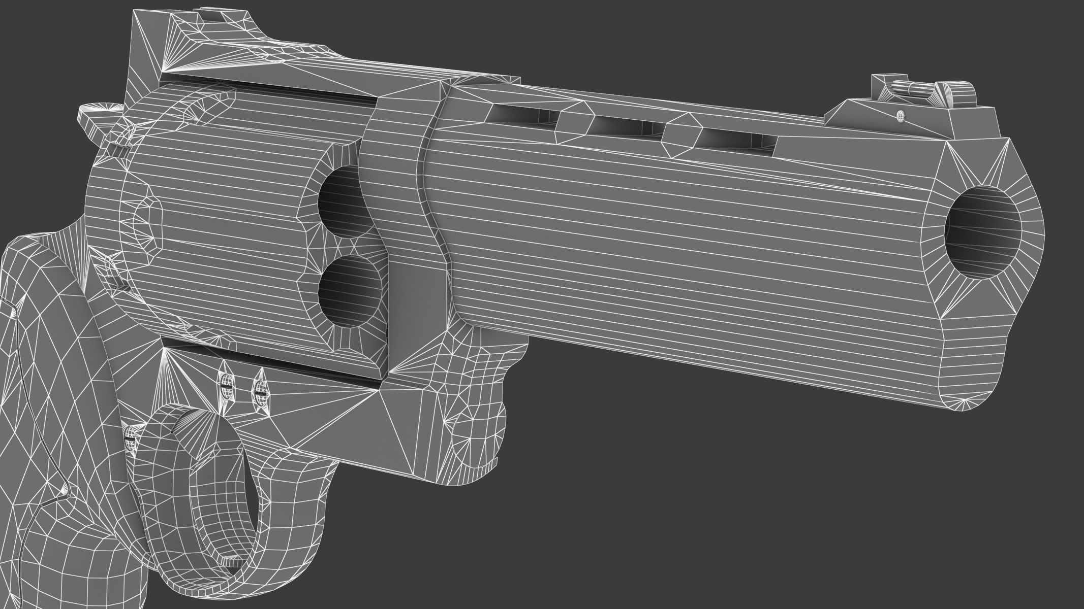 Taurus Judge Low Poly Low-poly 3D model_24