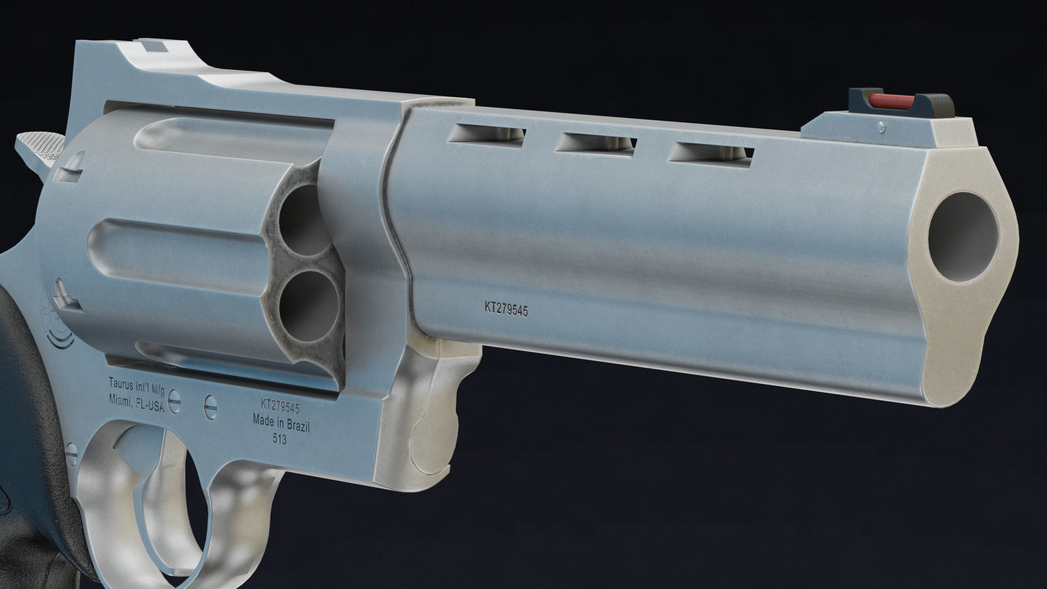 Taurus Judge Low Poly Low-poly 3D model_9