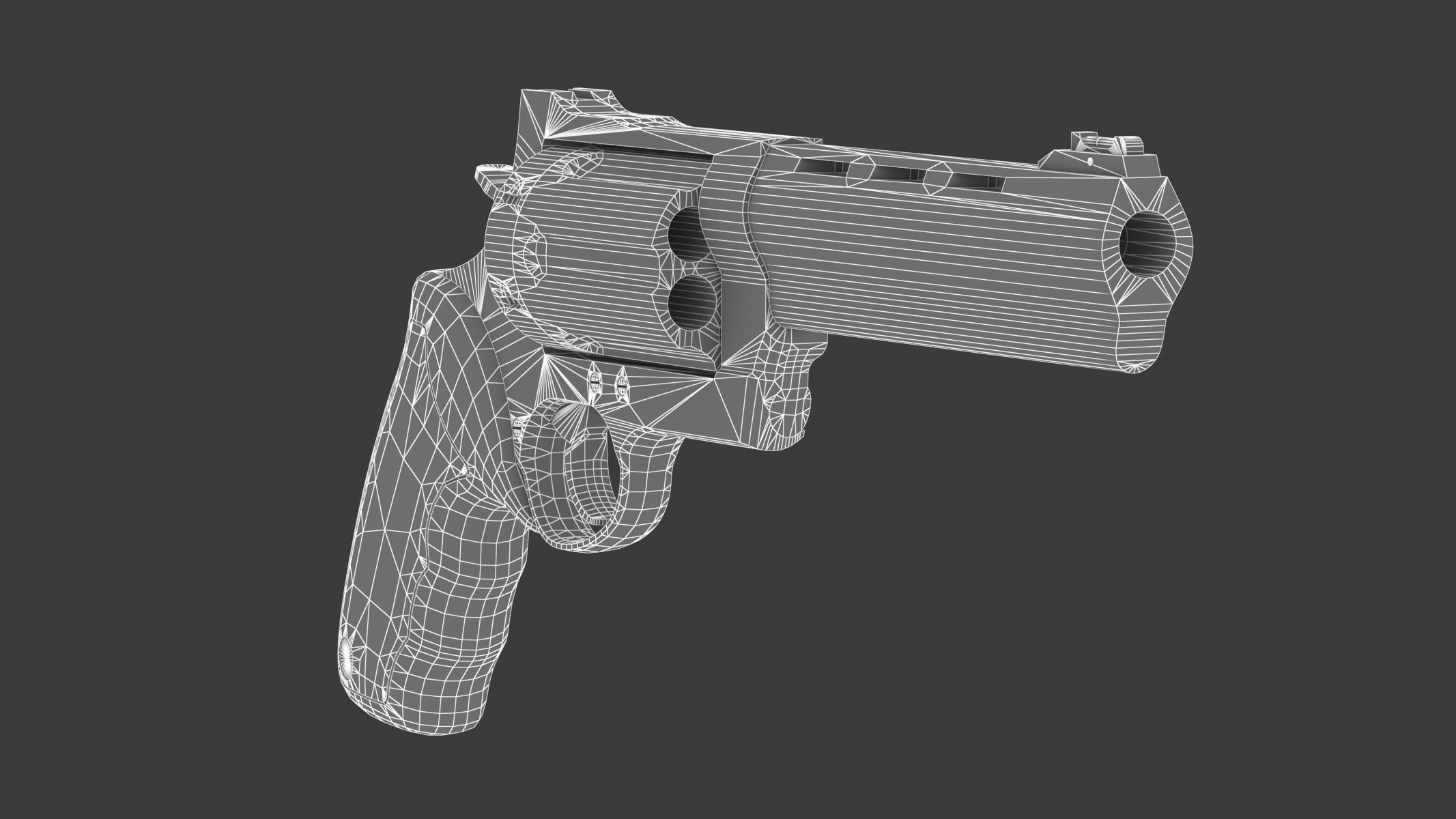 Taurus Judge Low Poly Low-poly 3D model_19