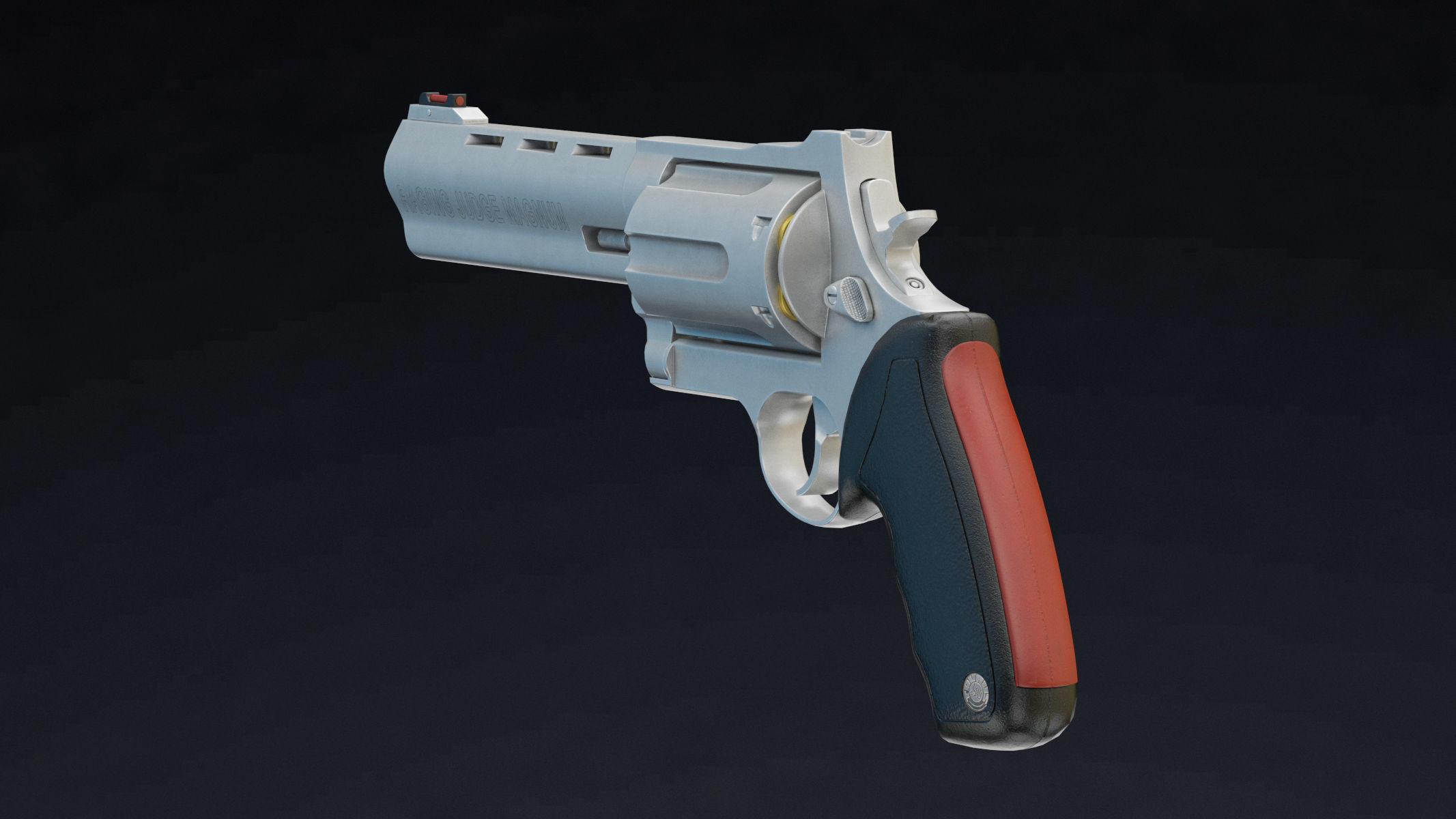 Taurus Judge Low Poly Low-poly 3D model_1