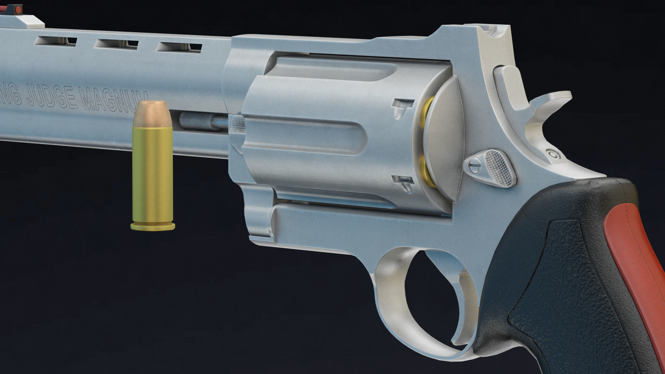 Taurus Judge Low Poly Low-poly 3D model_14