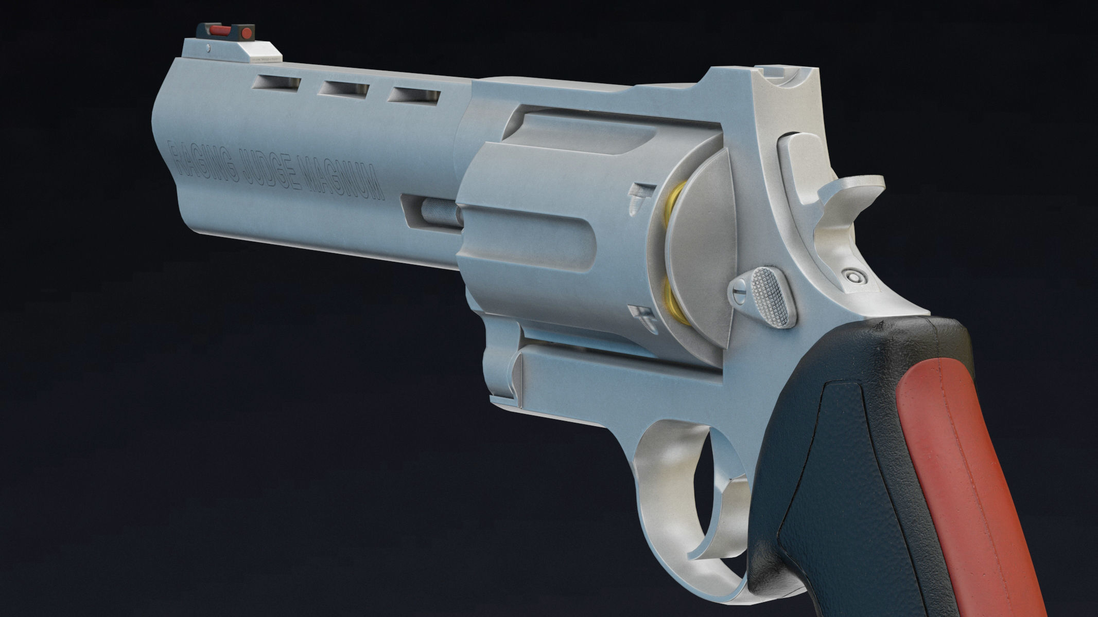 Taurus Judge Low Poly Low-poly 3D model_6