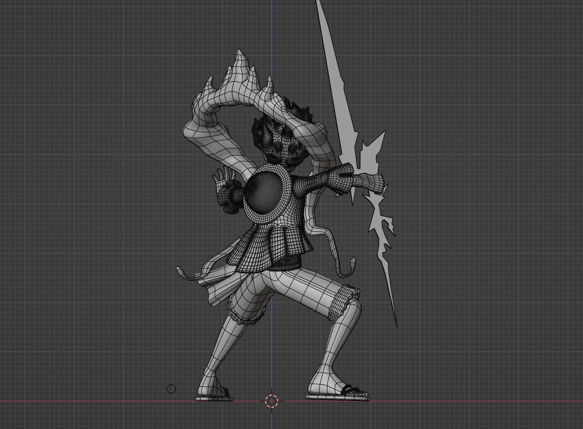 Luffy Gear 5 NIKA - One Piece 3D model_12