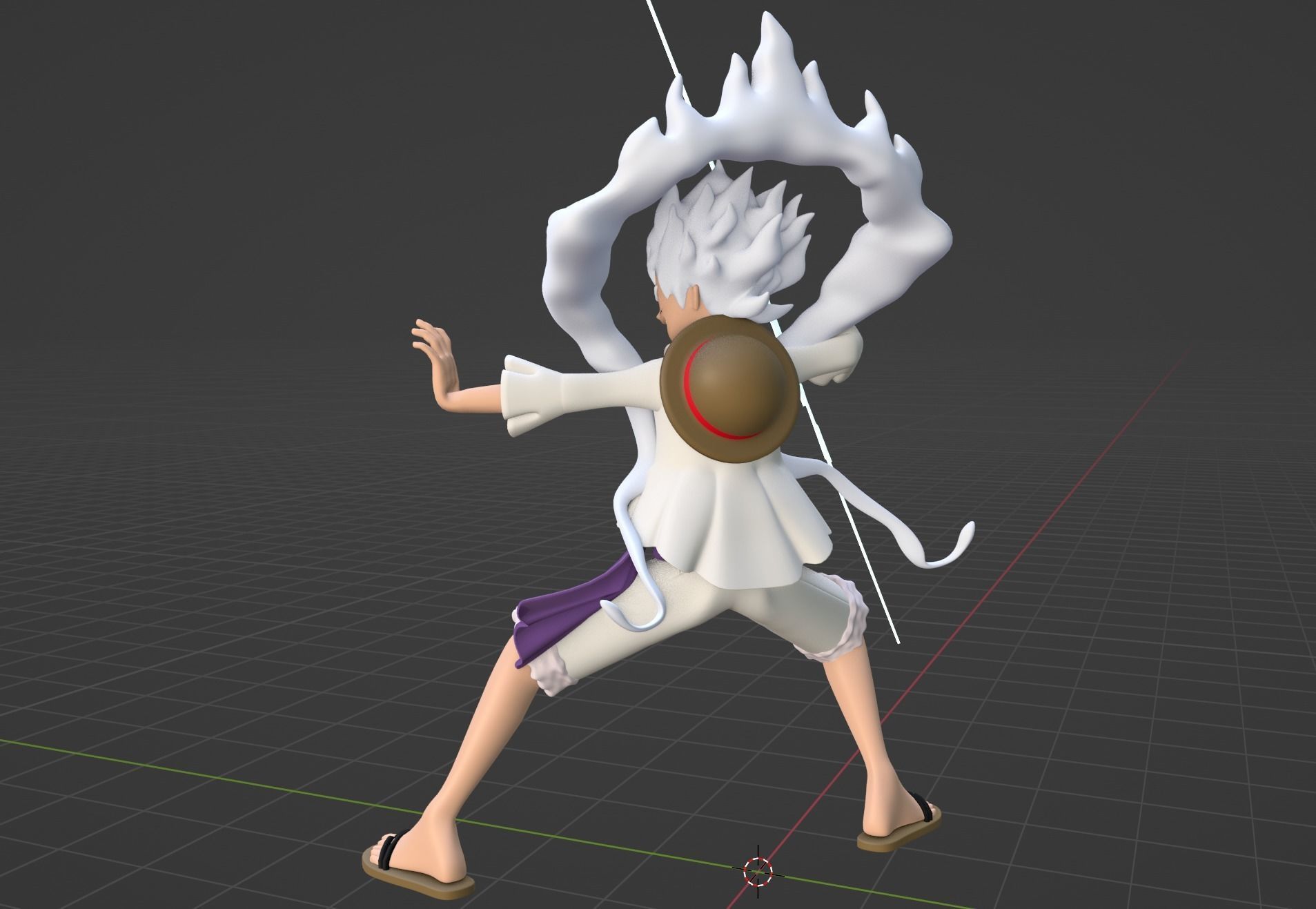 Luffy Gear 5 NIKA - One Piece 3D model_6