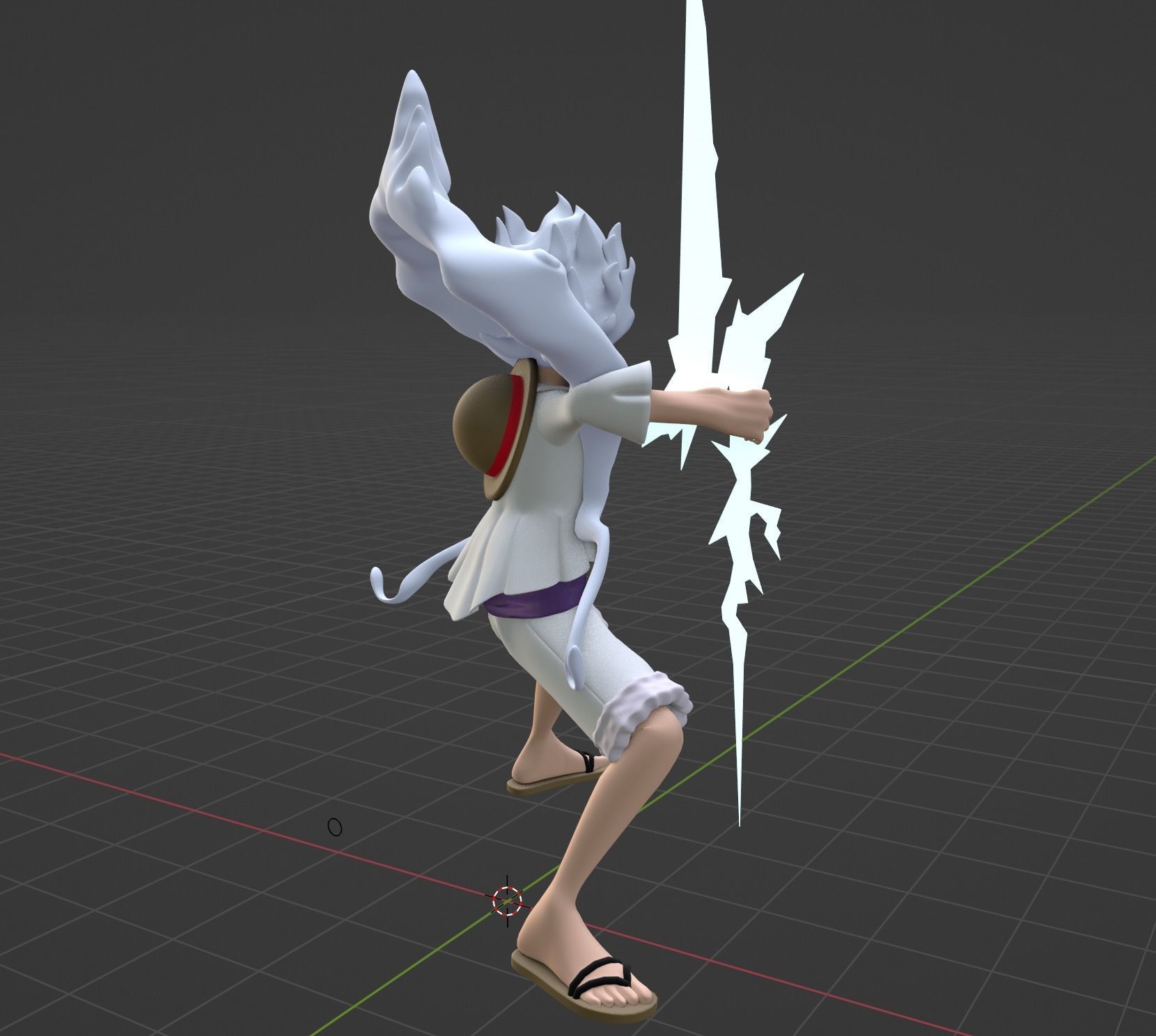 Luffy Gear 5 NIKA - One Piece 3D model_7