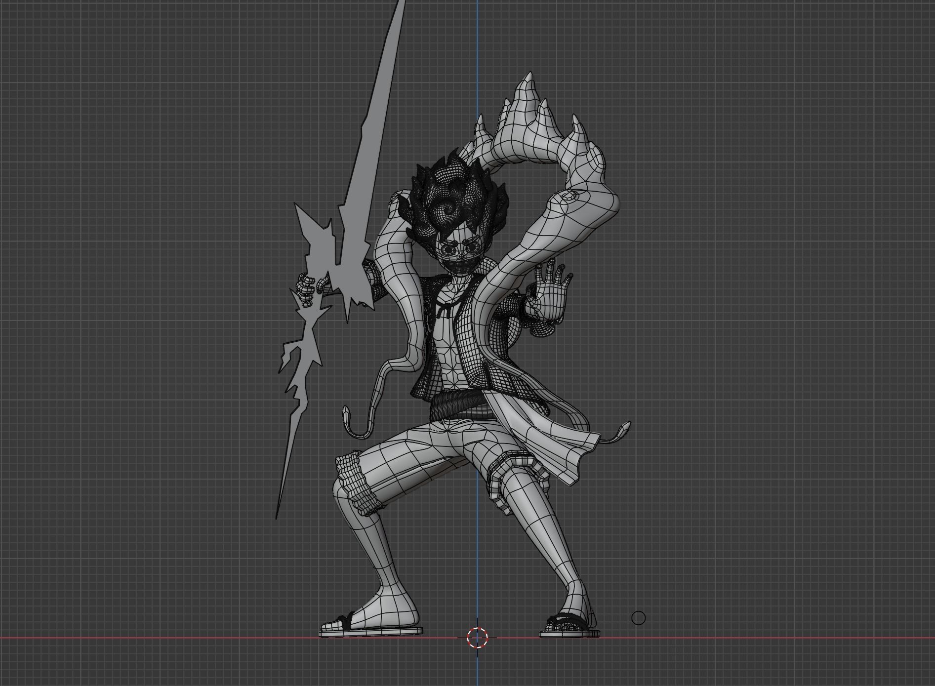 Luffy Gear 5 NIKA - One Piece 3D model_10