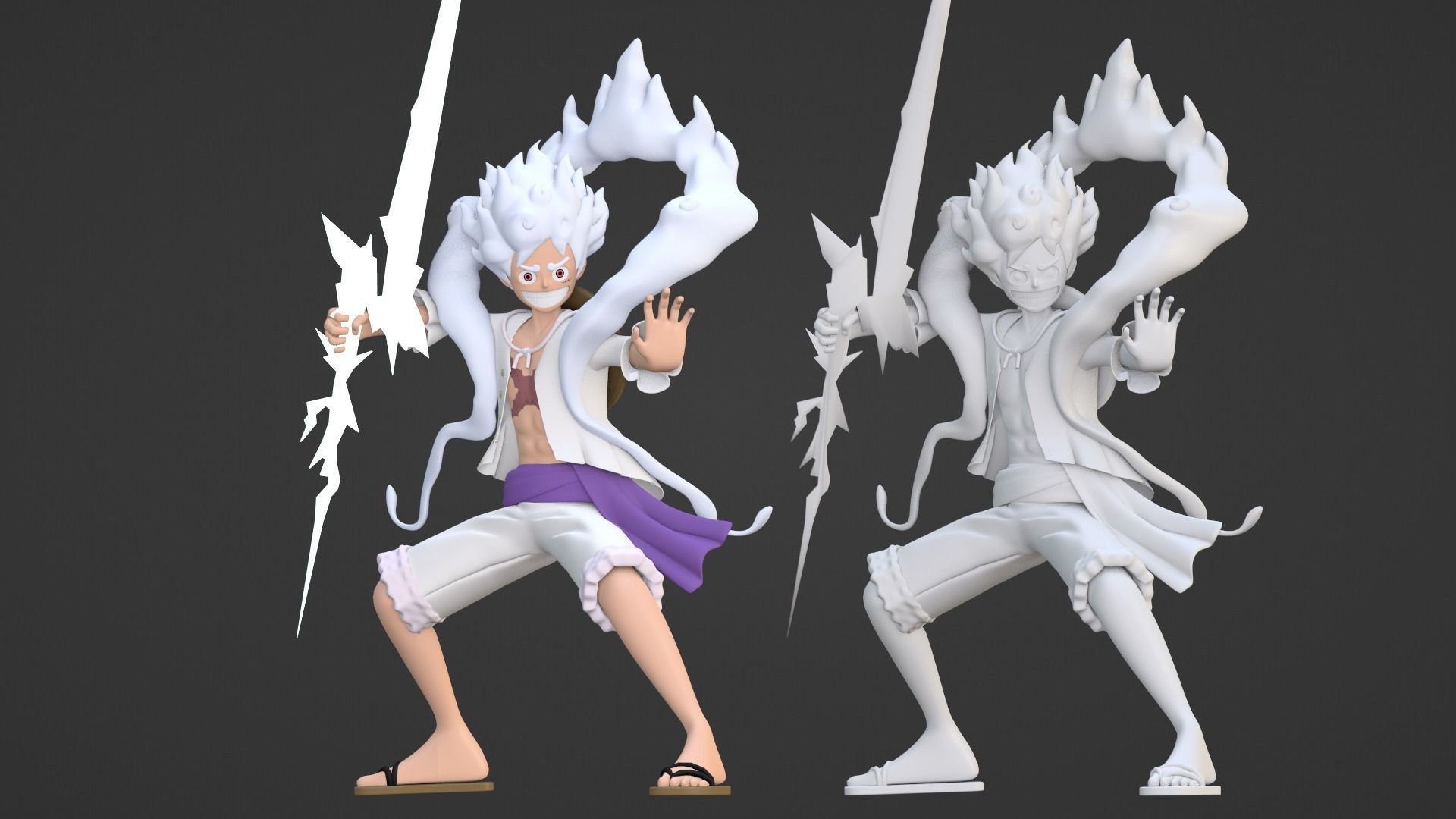 Luffy Gear 5 NIKA - One Piece 3D model_16