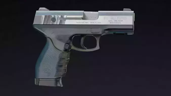 Taurus PT 247 Low Poly Realistic Low-poly 3D model