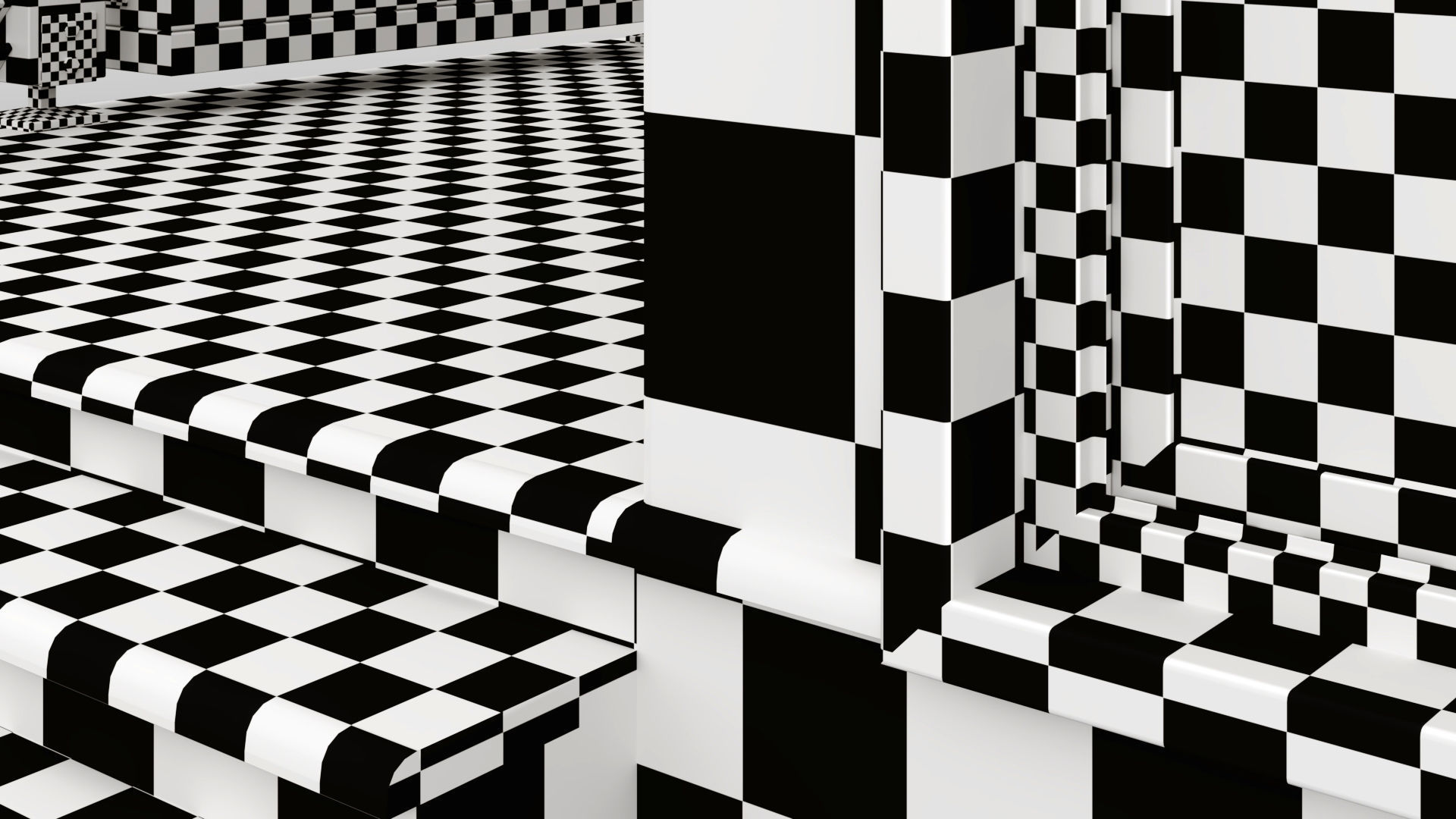 Pavilion with terrace and pergola 3D model_20