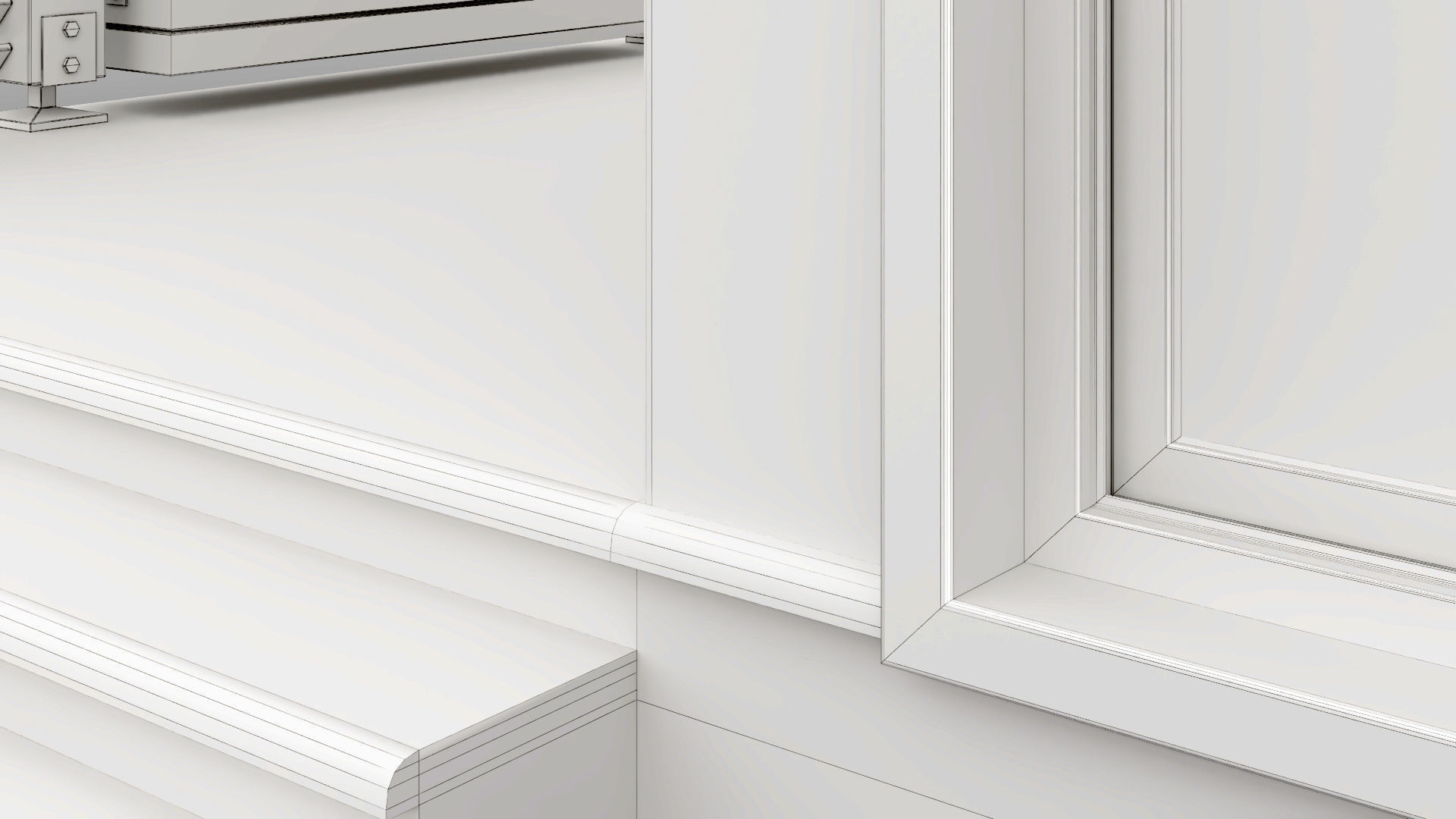 Pavilion with terrace and pergola 3D model_31