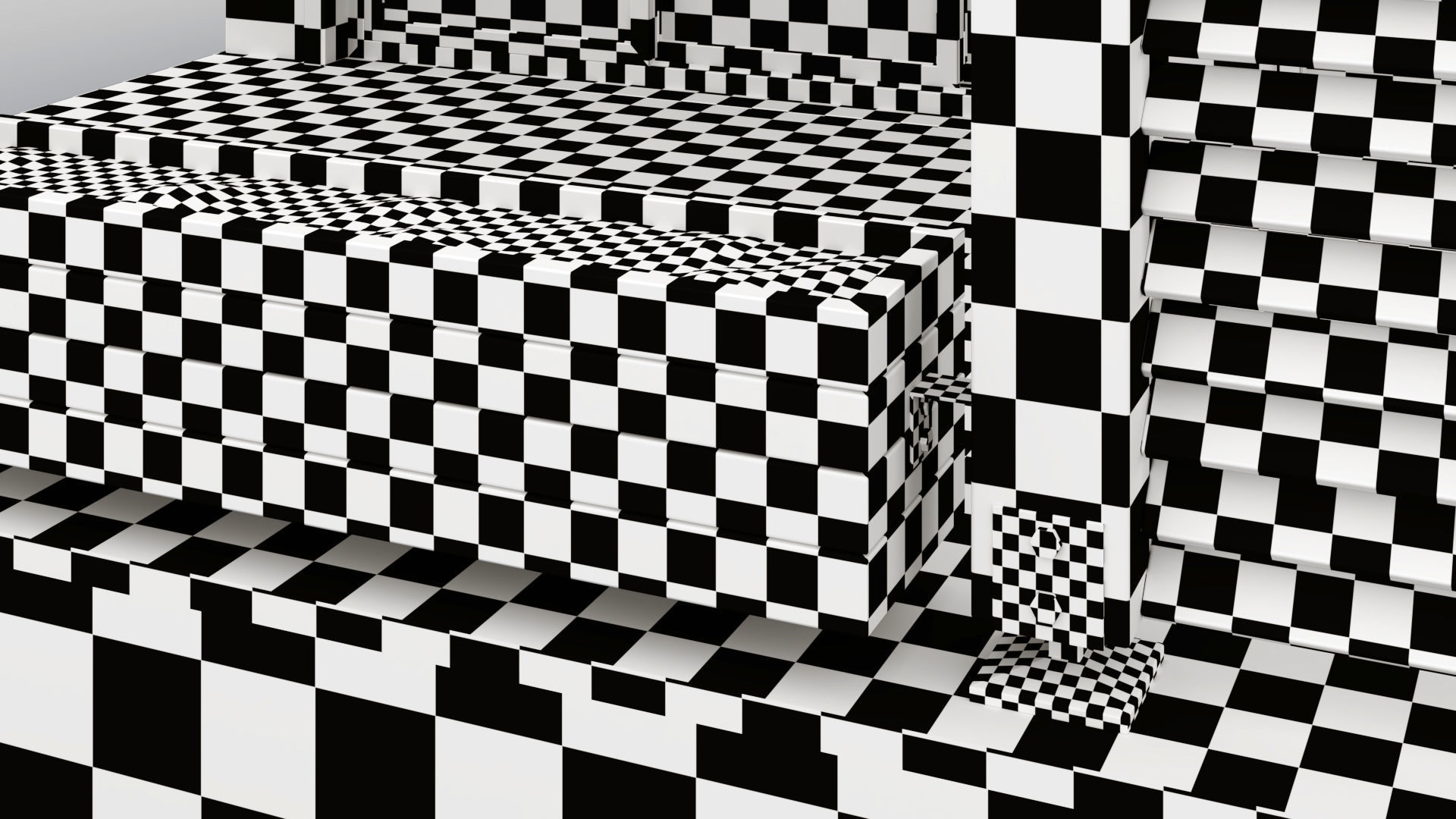 Pavilion with terrace and pergola 3D model_19