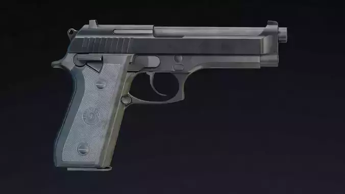 Taurus PT92 Low Poly