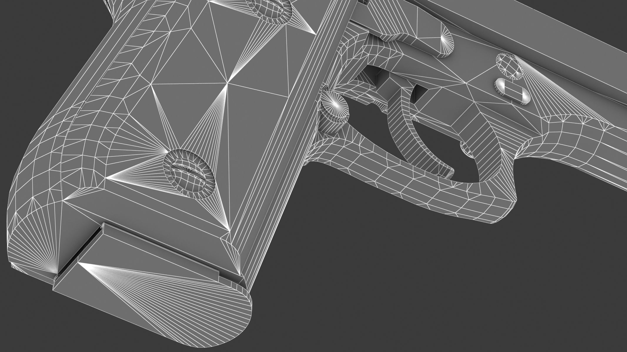 Taurus PT92 Low Poly Realistic V2 Low-poly 3D model_26