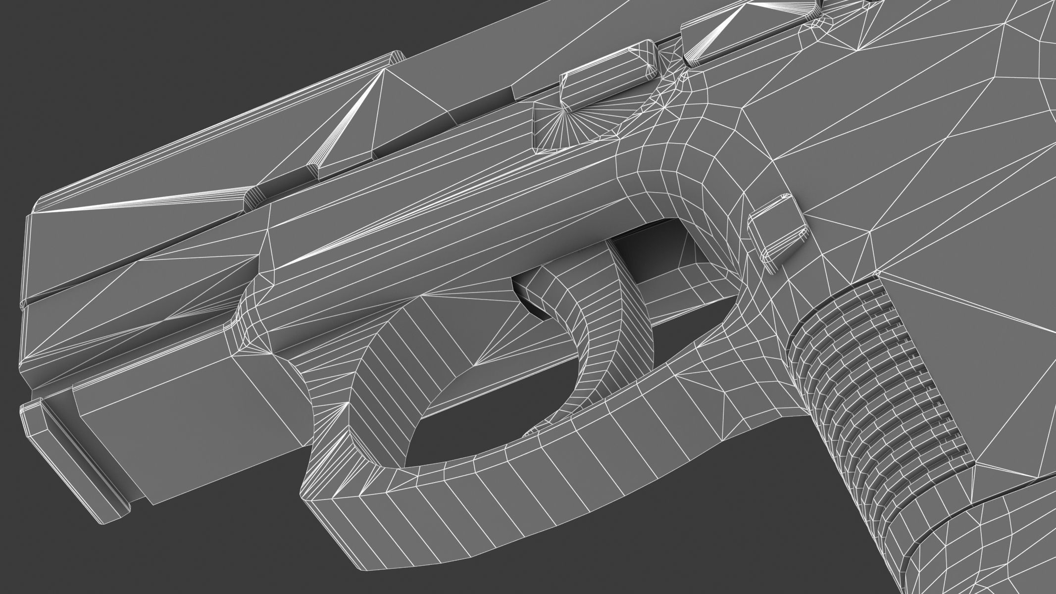 Taurus PT145 Low Poly Realistic V2 Low-poly 3D model_25