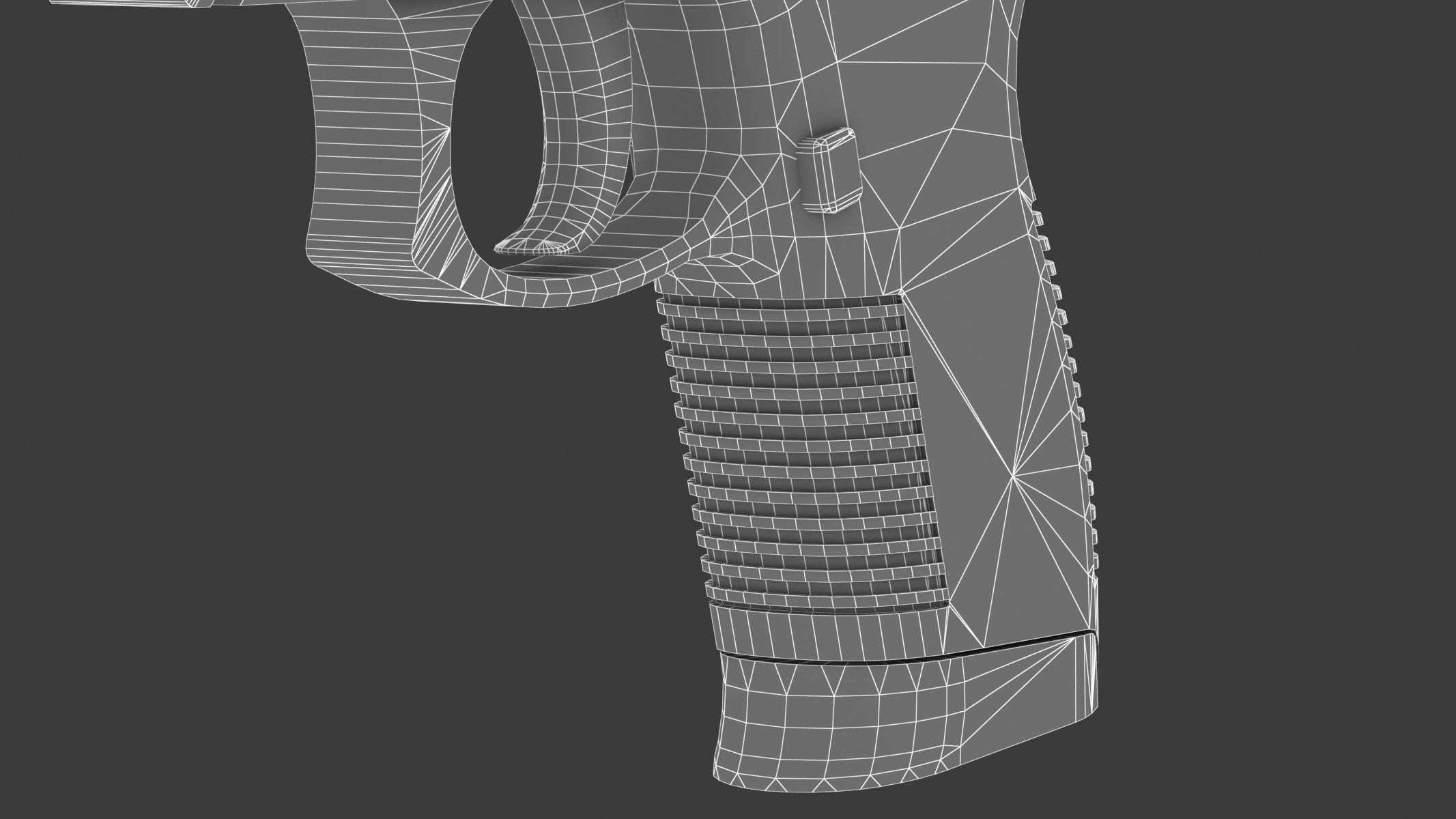 Taurus PT145 Low Poly Realistic V2 Low-poly 3D model_23