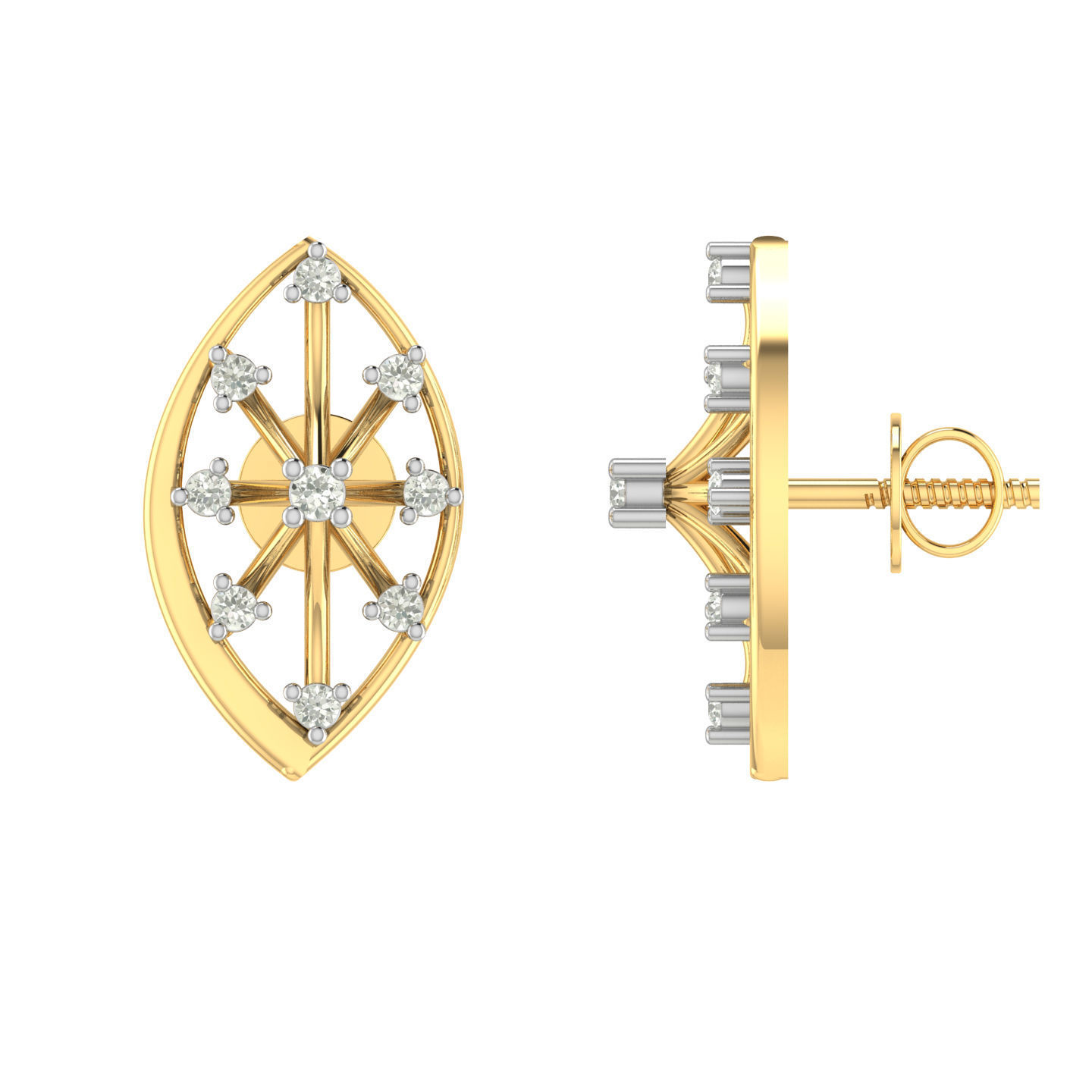 Ring Earrings Pendant Combo 3D print model_13