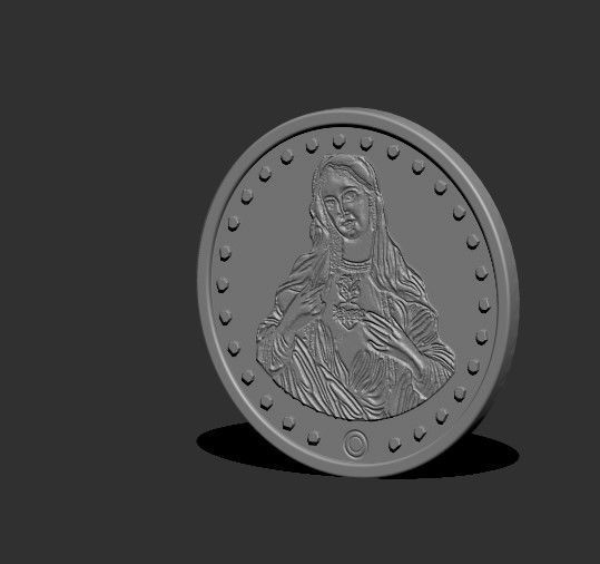 ancient coins colection VR  AR  low-poly 3d model 3D print model_1