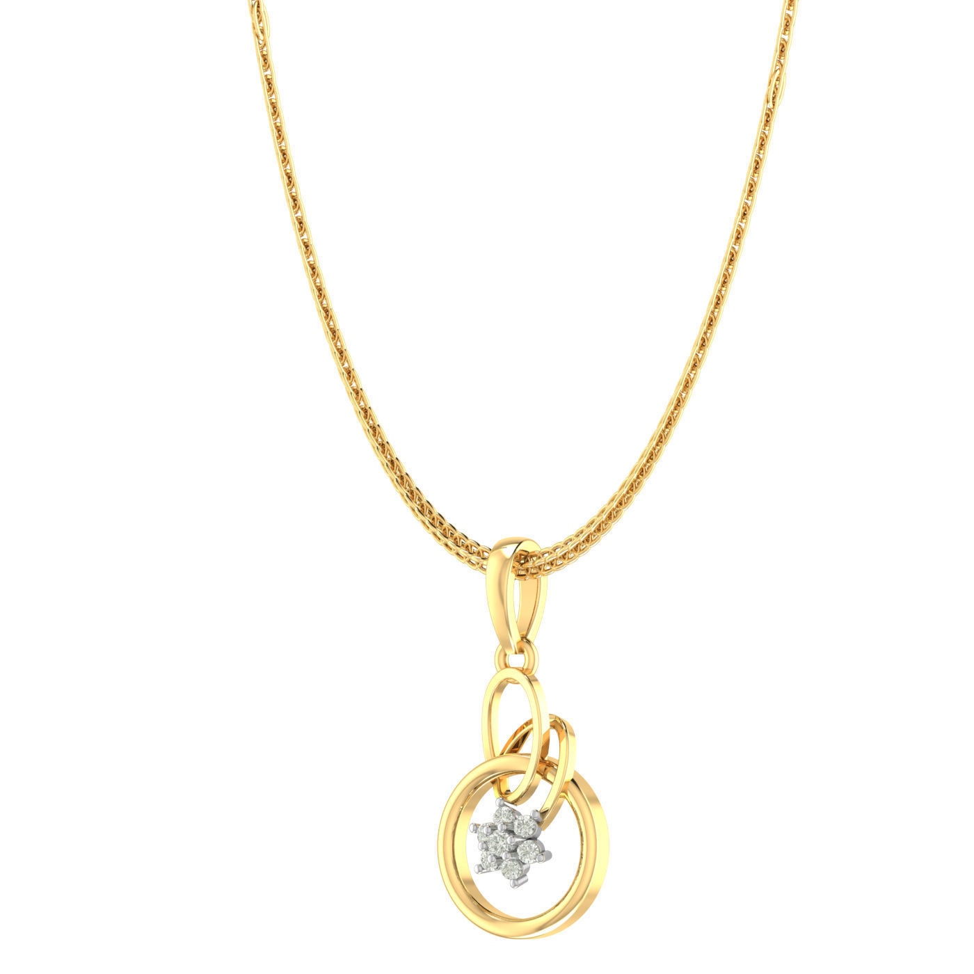 Ring Earrings Pendant Combo 3D print model_7