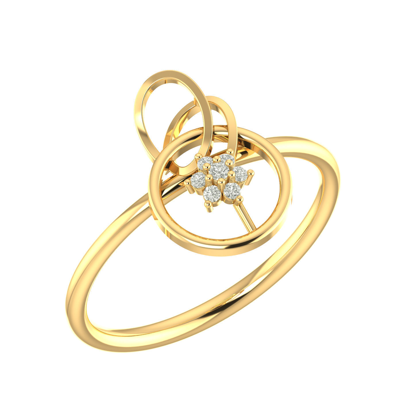 Ring Earrings Pendant Combo 3D print model_8