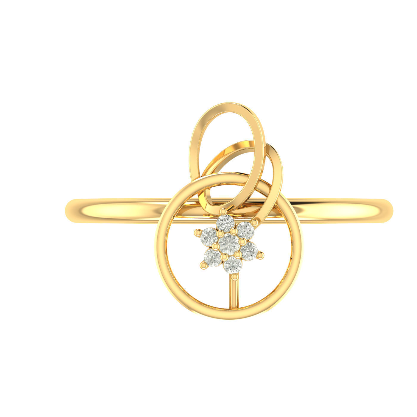 Ring Earrings Pendant Combo 3D print model_14