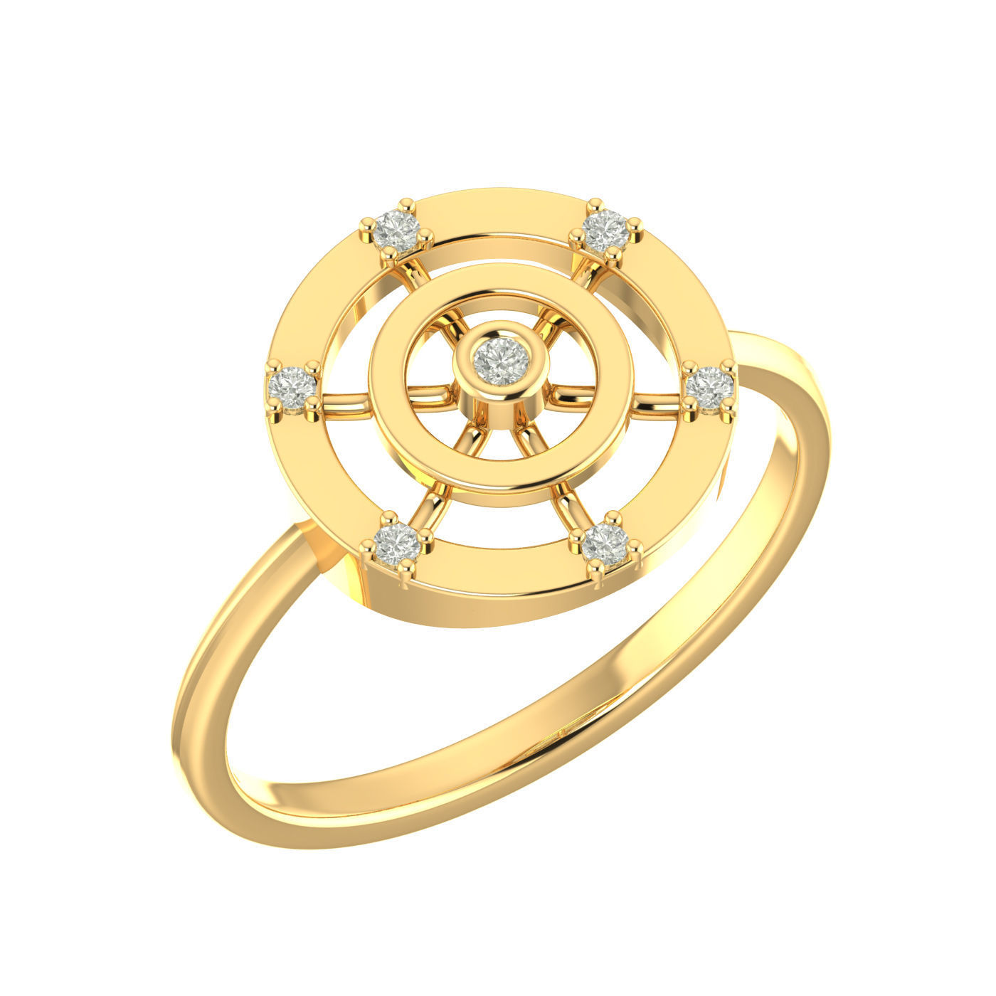 Ring Earrings Pendant Combo 3D print model_8