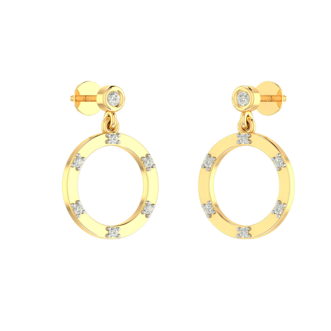 Ring Earrings Pendant Combo 3D print model_9