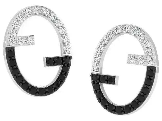 Diamond Earring 3D print model