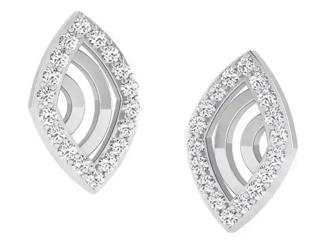 Diamond Earring 3D print model
