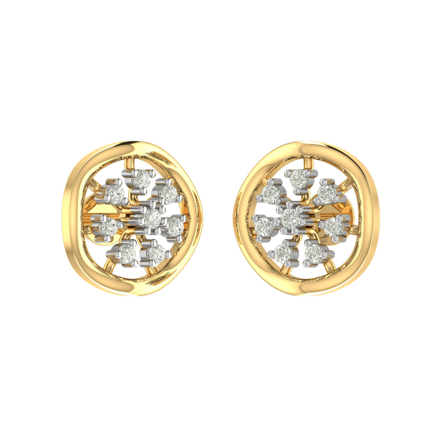 Ring Earrings Pendant Combo 3D print model_9