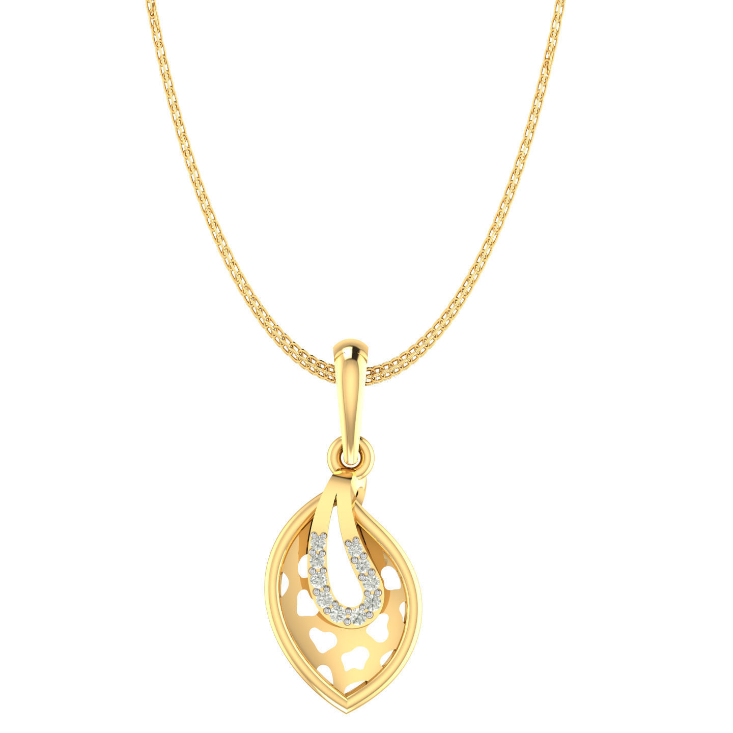 Ring Earrings Pendant Combo 3D print model_3