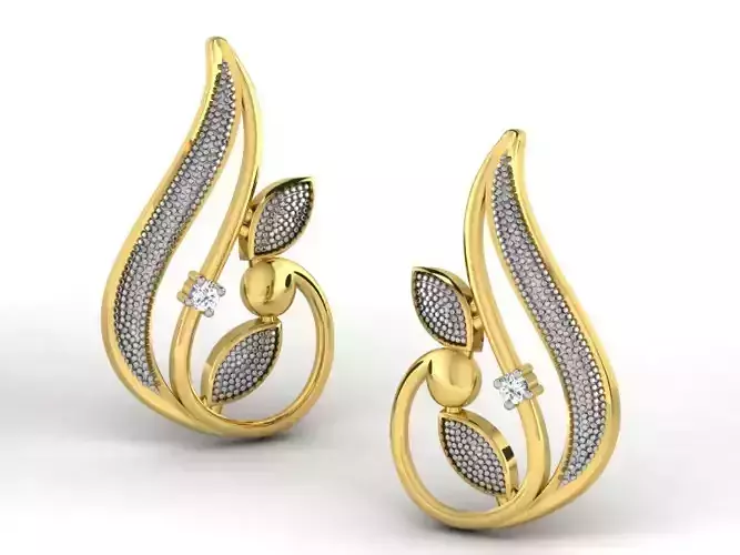 Women Solitaire Diamond Earring