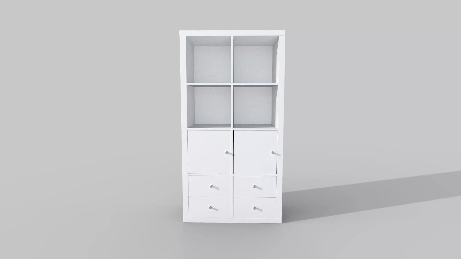 Bookcase 3D model_0