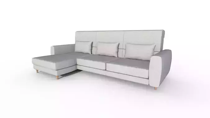 Sofa with chaise
