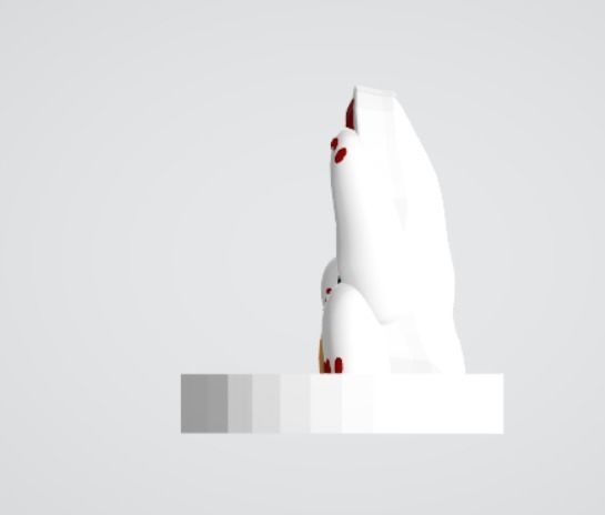 Neko Cat 3D Model Low-poly 3D model_2