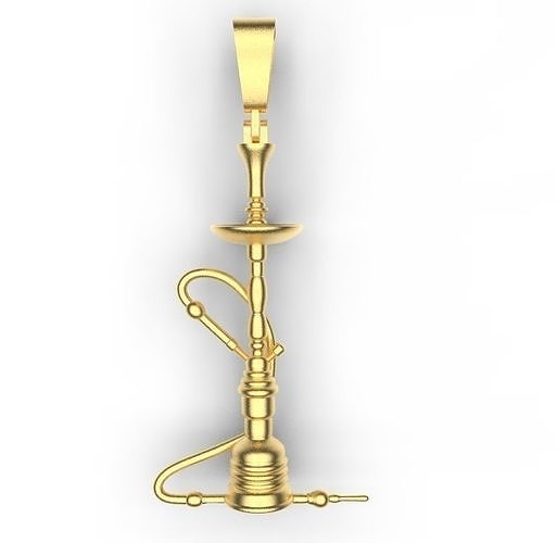 hookah pendant 3D print model