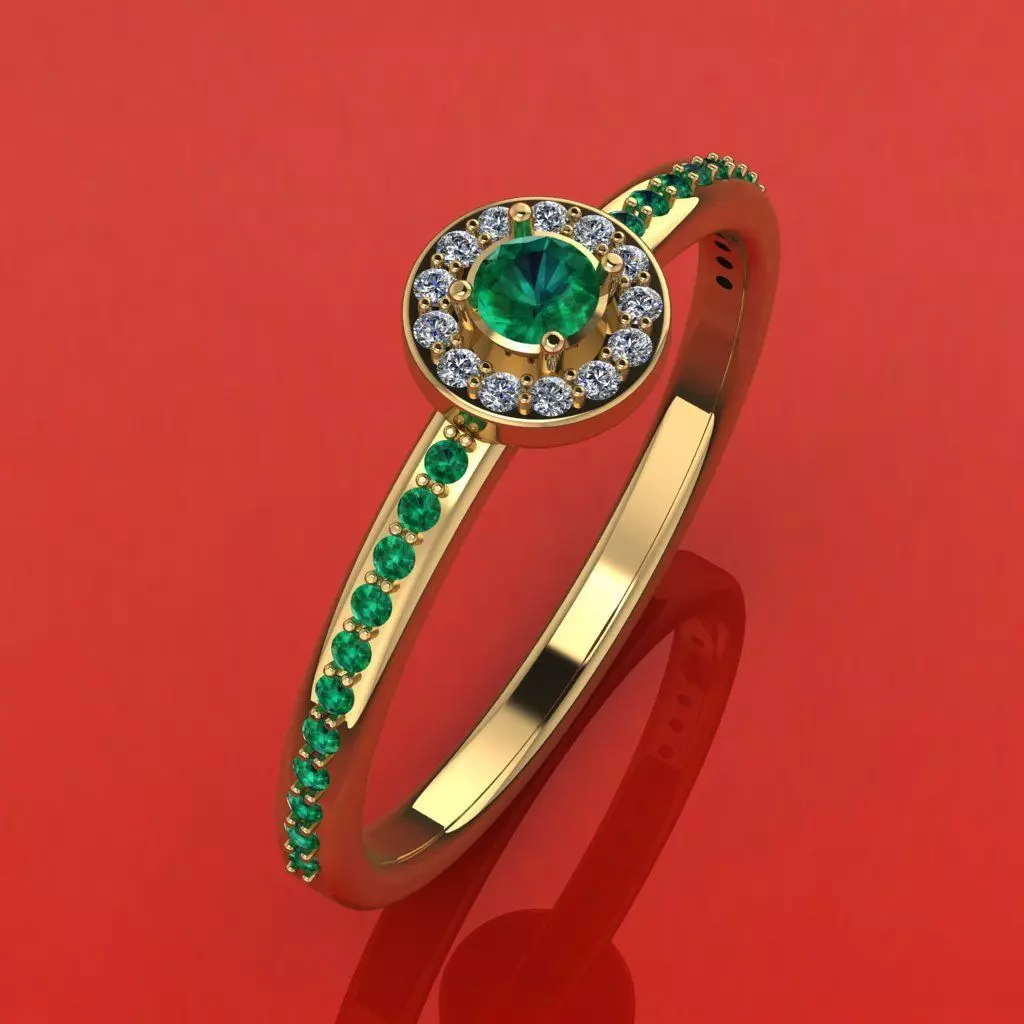 wedding ring 3D model_0