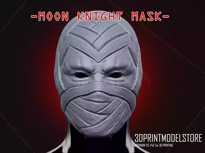 Moon Knight Mask - Marvel Cosplay Helmet 3D print model